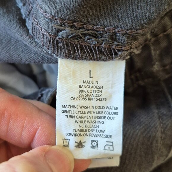 Aeropostale Utility Cargo Jogger Gray Large - Picture 8 of 12